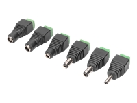 Bild von DIGITUS DC plug adapter with terminal block DC 1,35x3,5 2,1x5,5 2,5x5,5