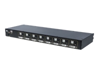 Bild von INTELLINET Modularer 8-Port KVM-Switch mit DVI-Schnittstelle Zur Verwendung mit  Rackmount LCD-Konsole 508117