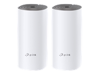 Bild von TP-LINK Deco E4 (2-Pack) AC1200 Whole-Home Mesh Wi-Fi System Qualcomm CPU 867Mbps at 5GHz+300Mbps at 2.4GHz 2 10/100Mbps Ports