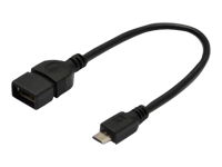 Bild von ASSMANN OTG Kabel USB micro-B Stecker auf USB-A Buchse 20cm