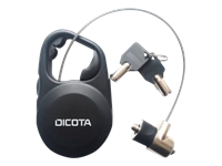 Bild von DICOTA Security Cable T-Lock Versenkbarer Masterkeyed 3x7mm Schlitz