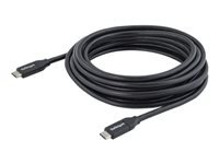 Bild von STARTECH.COM USB-C Kabel mit Power Delivery (5A) - St/St - 4m - USB 2.0 - Zertifiziert - USB 2.0 Typ-C Kabel - 100W/5A