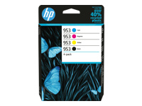 Bild von HP 953 CMYK Original Ink Cartridge 4-Pack