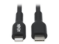 Bild von EATON TRIPPLITE USB-C to Lightning Sync/Charge Cable M/M MFi Certified Black 2m 6,6 ft.