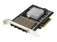 Bild von STARTECH.COM Quad-Port SFP+ Server Netzwerkkarte - PCI Express - Intel XL710 Chip - 10 Gigabit Ethernet Karte  - 4 Port NIC Karte