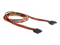 Bild von DELOCK 60133 Cable Power SATA 15 Pin male > SATA 15 Pin female extension 100cm