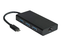 Bild von VALUE USB3.1 C Gigabit Konverter plus Hub 3xA