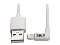 Bild von EATON TRIPPLITE Right-Angle USB-A to Lightning Sync/Charge Cable MFi Certified - White M/M USB 2.0 3 ft. 0,91m