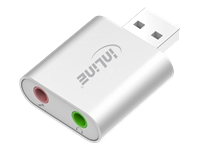 Bild von INLINE USB Audio Soundadapter Mini Aluminium Gehaeuse