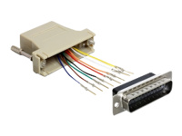 Bild von DELOCK D-Sub 25 Pin Stecker > RJ45 Buchse Montagesatz