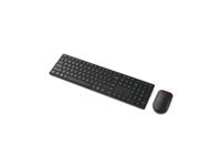 LENOVO Pro Combo 6000 Keyboard and mouse set wireless 2.4 GHz Bluetooth 5.3 Swiss French/German eclipse black brown box (FR/DE)