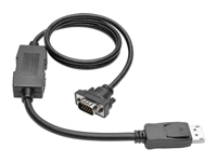 EATON TRIPPLITE DisplayPort 1.2 to VGA Active Adapter Cable DP with Latches to HD15 M/M 3ft. 0.9m
