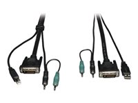 Bild von EATON TRIPPLITE DVI / USB / Audio KVM Cable Kit 10 ft. 3,05m