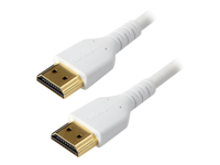 Bild von STARTECH.COM Premium High Speed HDMI Kabel mit Ethernet - 2m weisses robustes HDMI Kabel - 4k 60Hz Kabel - Aramidfaser - HDMI 2.0