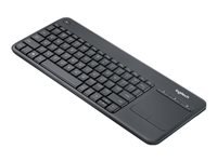 Bild von LOGITECH K400 Plus Wireless Touch Keyboard black (FRA)