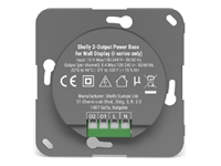 SHELLY Wall Display i-Series 2-Output Power Base