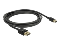 Bild von DELOCK Mini DisplayPort zu DisplayPort Kabel 8K 60Hz 2m DP 8K zertifiziert