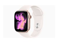 APPLE WATCH SERIES 11�GPS�42MM�ROSE GOLD ALUMINIUM CASE WITH LIGHT BLUSH SPORT BAND - S/M