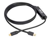 Bild von EATON TRIPPLITE USB-C to Mini DisplayPort Active Adapter Cable M/M 4K 60 Hz Black 6 ft. 1,8m