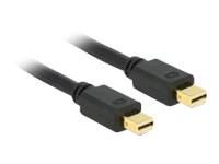 Bild von DELOCK Kabel mini DisplayPort St / St 0,5m schwarz