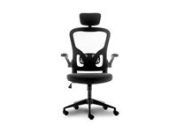 URBAN FACTORY ERGO SIMPLE ERGONOMIC ADJUSTABLE WORKING CHAIR BLACK