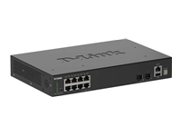 Bild von D-LINK DGS-1530-10 Smart Managed Gigabit Stack Switch 2x 10G 8x 10/100/1000Mbit/s 2x 10Gbit/s Fiber (SFP+)