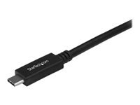 Bild von STARTECH.COM USB-C Kabel mit Power Delivery (3A) - St/St - 2m - USB 3.0 Zertifiziert - USB 3.0 Typ C Kabel - USB 3.1 Gen1 (5Gbit/s)
