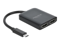 Bild von DELOCK USB Type-C Splitter DP Alt Mode zu 2 x HDMI MST / VXP