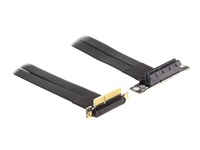 Bild von DELOCK Riser Karte PCI Express x4 Stecker 90 gewinkelt zu x4 Slot 90 gewinkelt mit Kabel 30cm