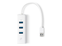 Bild von TP-LINK UE330 USB 3.0 to Gigabit Ethernet Network Adapter with 3-Port USB 3.0 Hub
