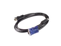 APC Keyboard / video / mouse KVM cable, USB HD-15 VGA to HD-15 VGA 1.83m