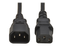 EATON TRIPPLITE Power cable IEC 60320 C14 to power IEC 60320 C13 250V 10 A 50cm, Black Europe