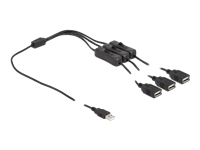 Bild von DELOCK Kabel USB Typ-A Stecker zu 3xUSB Typ-A Buchse mit Schalter 1m