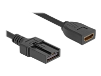 Bild von DELOCK HDMI Automotive Kabel HDMI-A Buchse auf HDMI-E Stecker 3m 4K 60 Hz