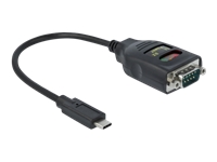 Bild von DELOCK Adapter USB Type-C zu 1xSeriell RS-232 DB9 mit 15 kV ESD Schutz