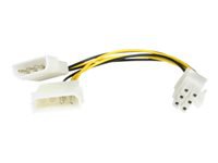 Bild von STARTECH.COM 6in LP4 to 6 Pin PCI Express Video Card Power Cable Adapter