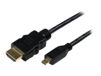 Bild von STARTECH.COM 2 m High Speed HDMI-Kabel mit Ethernet - HDMI auf HDMI Micro - Stecker/Stecker