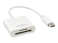 Bild von LINDY USB 3.1 Typ C SD und microSD Card Reader USB 3.1 Gen 1 / USB 3.0