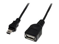 Bild von STARTECH.COM 30cm Mini USB 2.0 Kabel - USB A auf Mini B - Bu/St