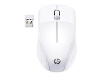 HP 220 - Souris sans fil 2.4 GHz - 3 boutons - Blanc neige