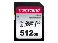 TRANSCEND 512Go SD Card UHS-I U3 A2 Ultra Performance