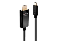 Bild von LINDY 1m USB Typ C an HDMI 4K60 Adapterkabel mit HDR