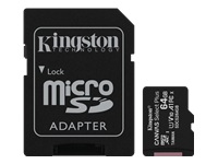 Bild von KINGSTON 64GB micSDXC Canvas Select Plus 100R A1 C10 Card + ADP