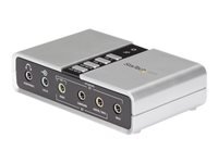 Bild von STARTECH.COM USB 2.0 Soundbox 7.1 Adapter - externe USB Soundkarte mit SPDIF Didital Audio  - External Soundcard mit 8x 3,5mm Bu