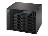 Bild von ASUSTOR AS6510T 10 Bay NAS Intel ATOM C3538 8GB DDR4 10GbE x2 2.5GbE x2 USB 3.2 Gen-1 x2 M.2 SSD 2280/2260/2242 SATA/PCIe SSD x2