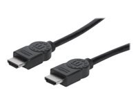 Bild von MANHATTAN High Speed HDMI Kabel 3m 19-pin MHP 2 x HDMI 19-pol. Stecker Vernickete Kontakte Vergossene PVC Stecker Geschirmt