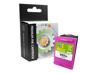 Bild von STATIC Ink cartridge compatible with HP F6U67AE 302XL Tri-color remanufactured 330 pages