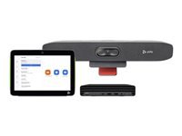 HP Poly Studio Small Room Bundle for Zoom Rooms Studio R30 USB Video Bar and HP PC w/TC10 UF