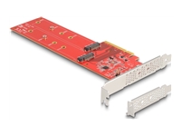 Bild von DELOCK PCI Express x8 Karte zu 2 x intern NVMe M.2 Key M 110mm - Bifurcation - Low Profile Formfaktor