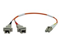 Bild von EATON TRIPPLITE Duplex Multimode 62,5/125 Fiber Adapter LC-SC M/F 0,31m 1ft.